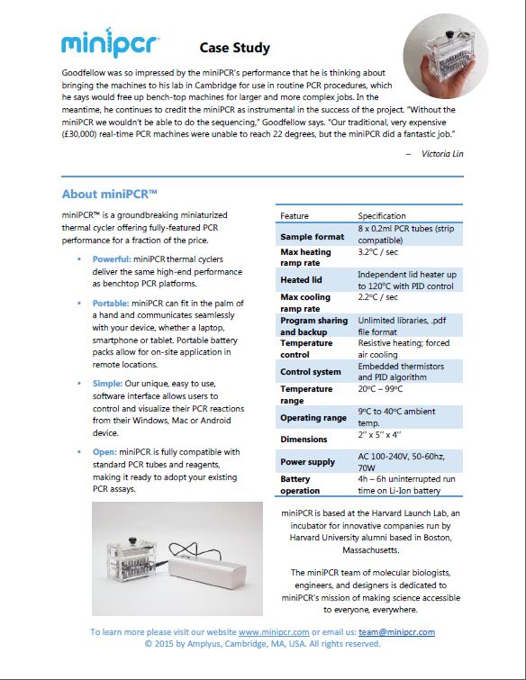 miniPCR ebola case study page 2